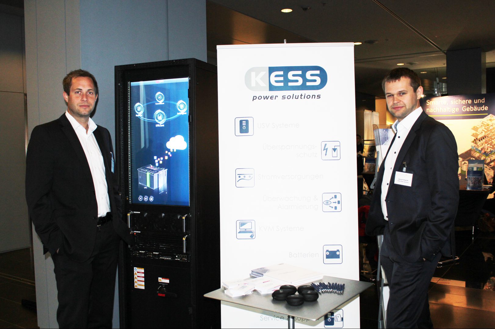 Alex und Georg bei der Data Center Convention