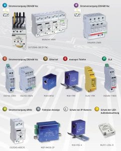 Produktübersicht_Überspannungsschutz_Bahntechnik