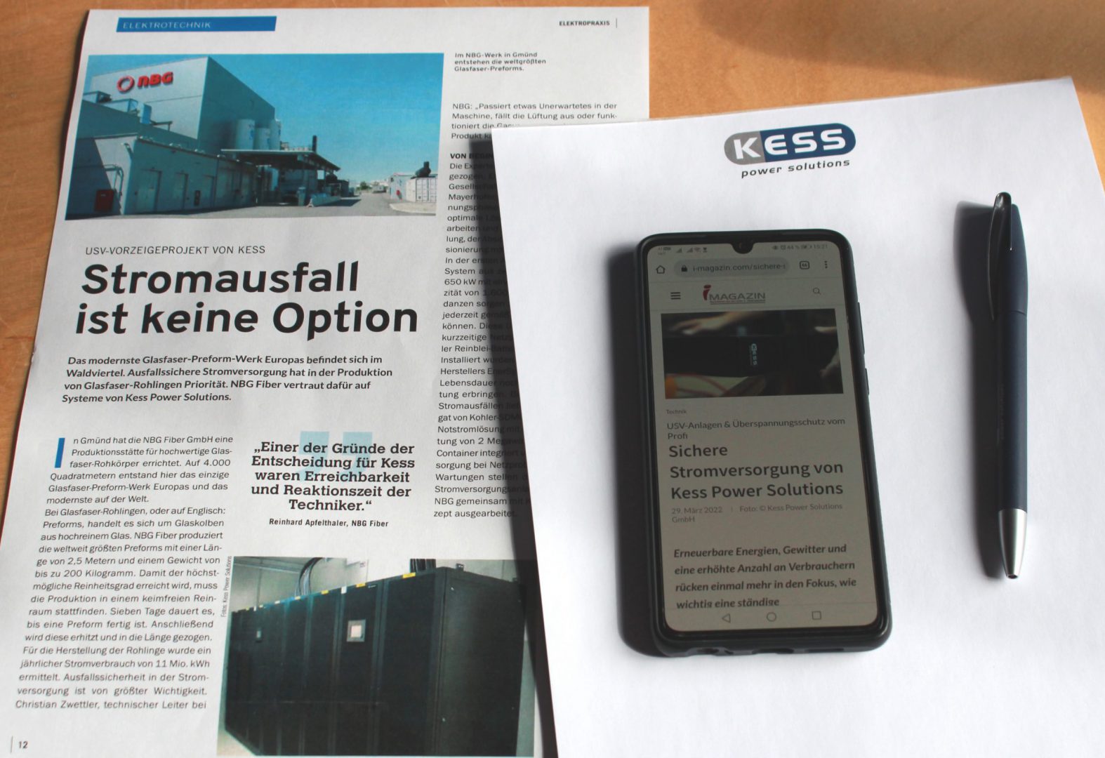 KESS Power Solutions in der Presse