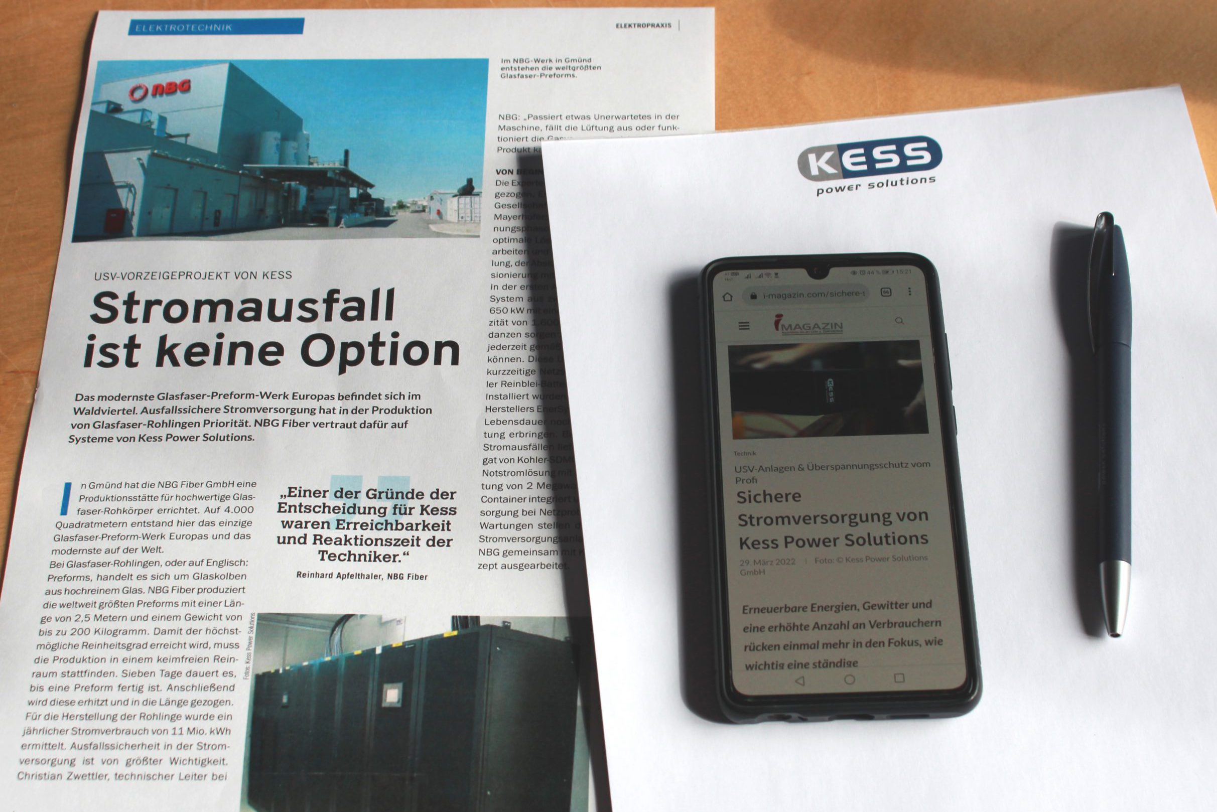 KESS Power Solutions in der Presse - KESS Power Solutions